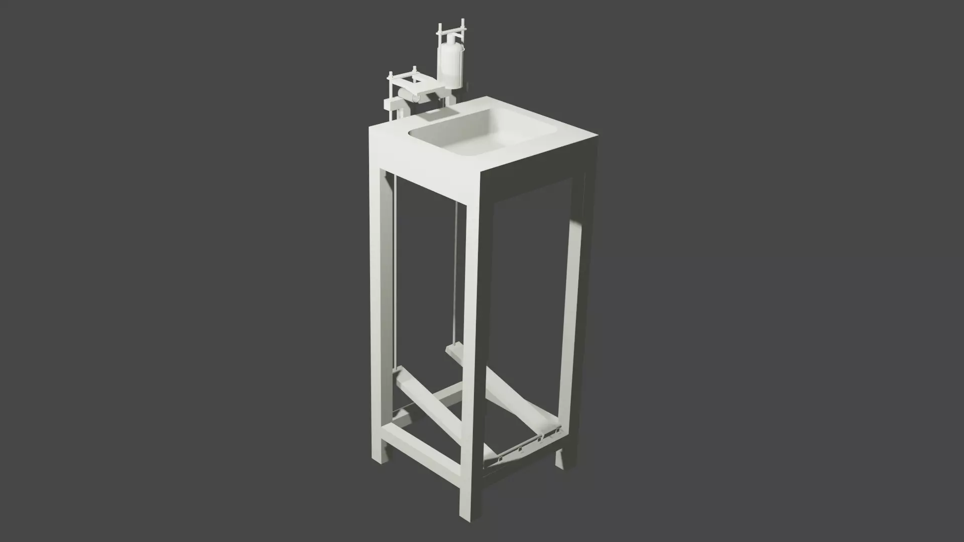 Moveable Hand Washer 3D model