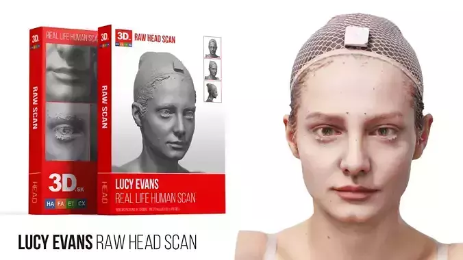 Raw 3D Head Scan Lucy Evans