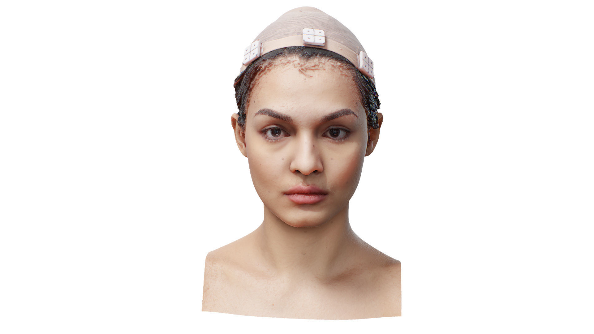 Raw 3D Head Scan Chloe Parker 3D model_3