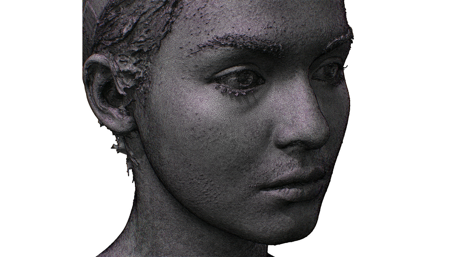 Raw 3D Head Scan Chloe Parker 3D model_13
