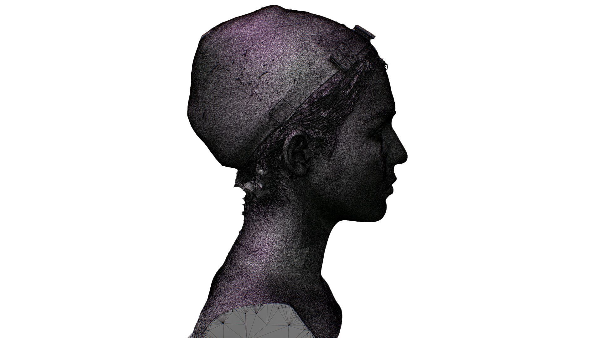 Raw 3D Head Scan Chloe Parker 3D model_11