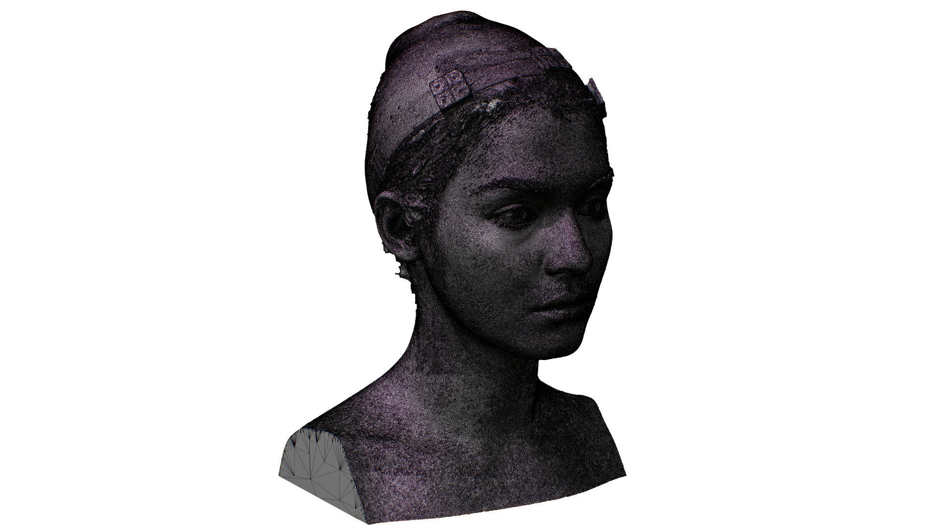 Raw 3D Head Scan Chloe Parker 3D model_10