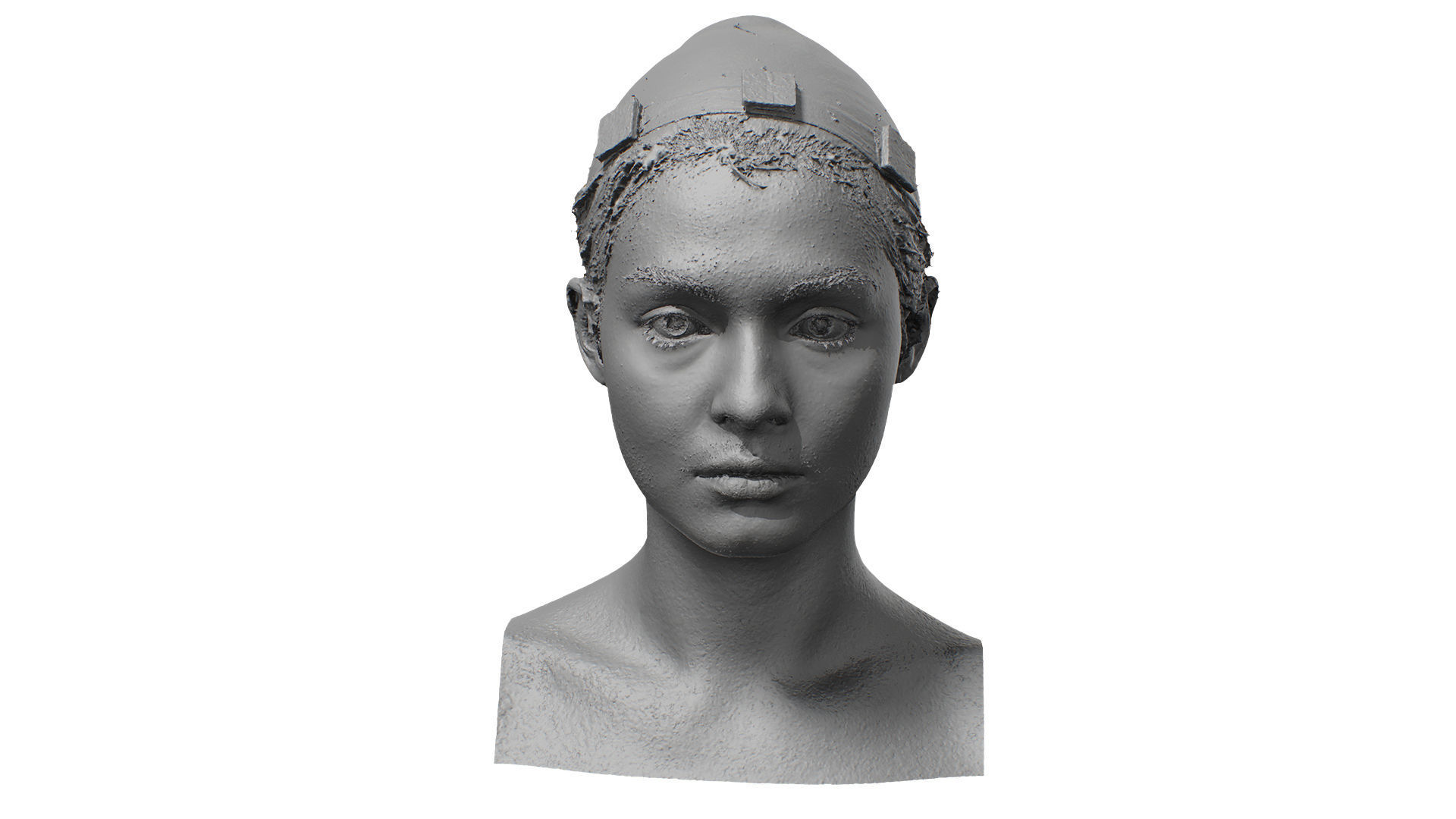 Raw 3D Head Scan Chloe Parker 3D model_6