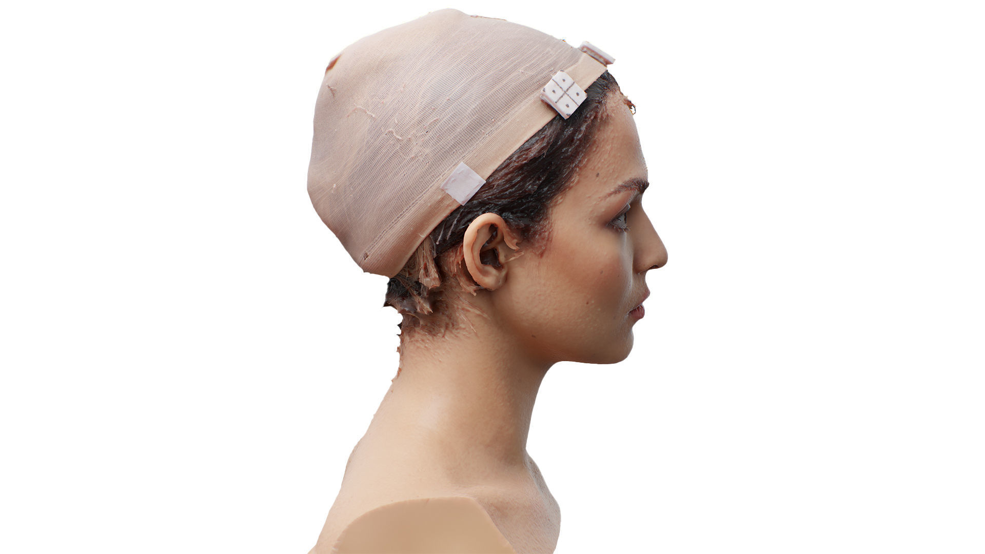 Raw 3D Head Scan Chloe Parker 3D model_5