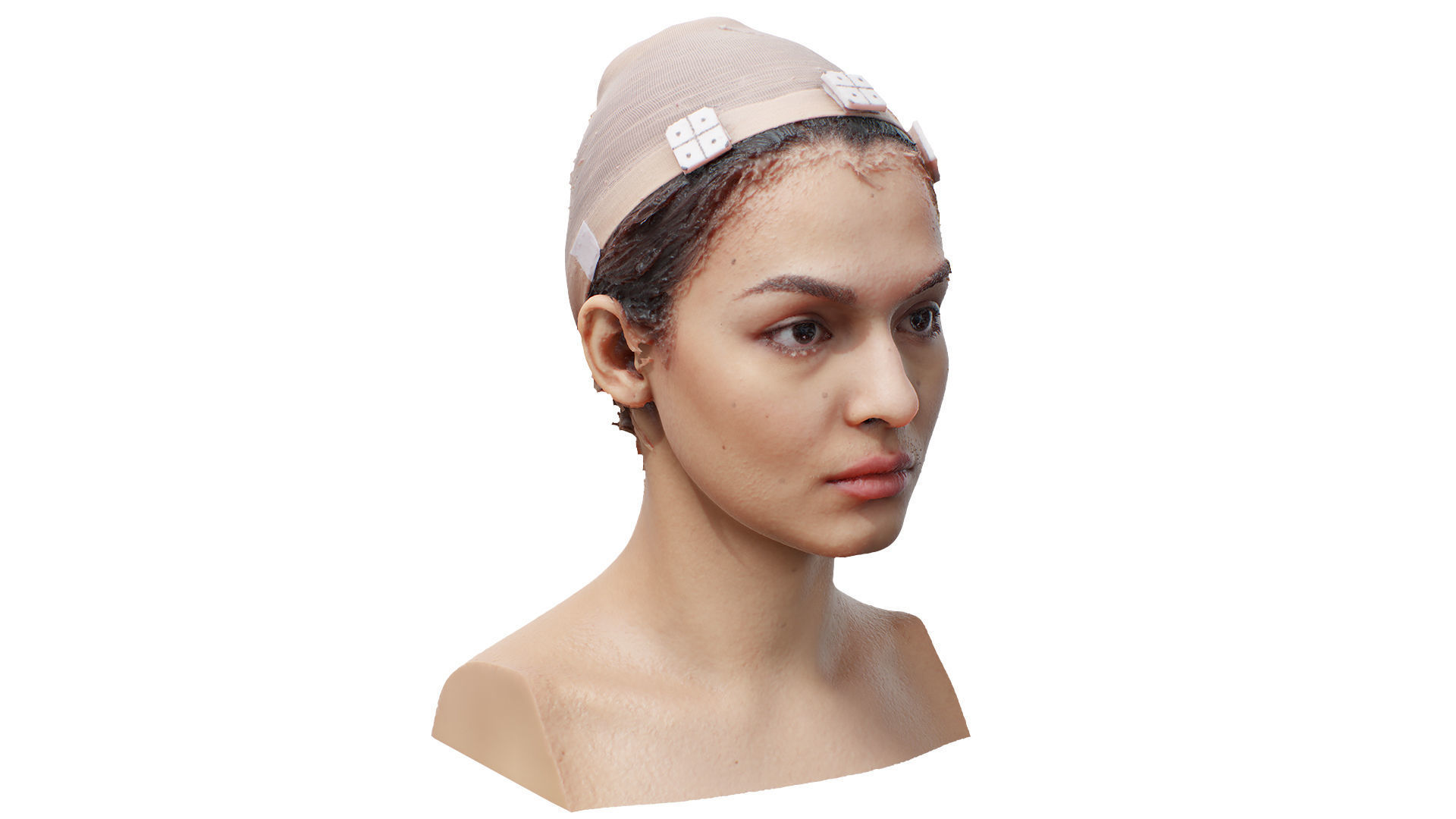 Raw 3D Head Scan Chloe Parker 3D model_4