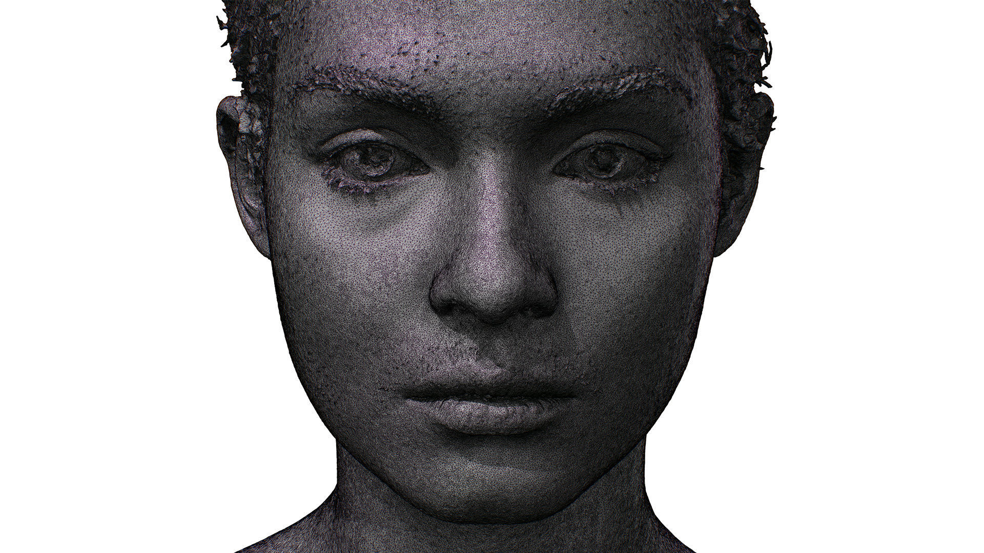 Raw 3D Head Scan Chloe Parker 3D model_12