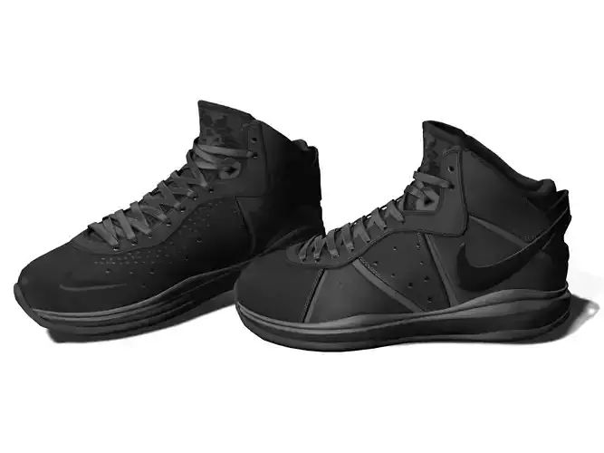 Shoes Nike Sneakers 2-2 Low-poly 3D model