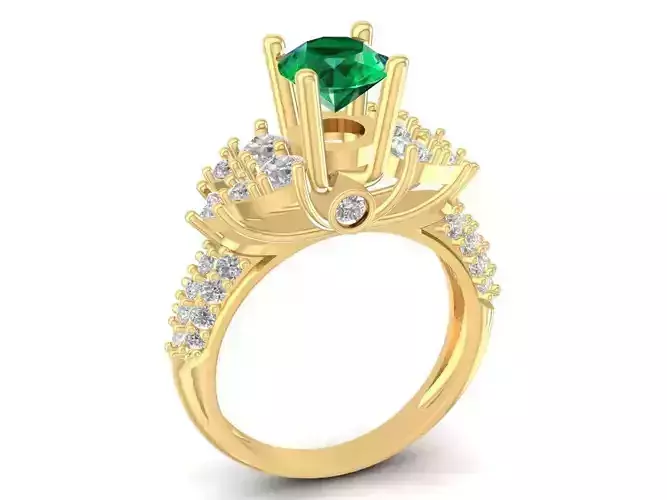 asian diamond lady ring 3040