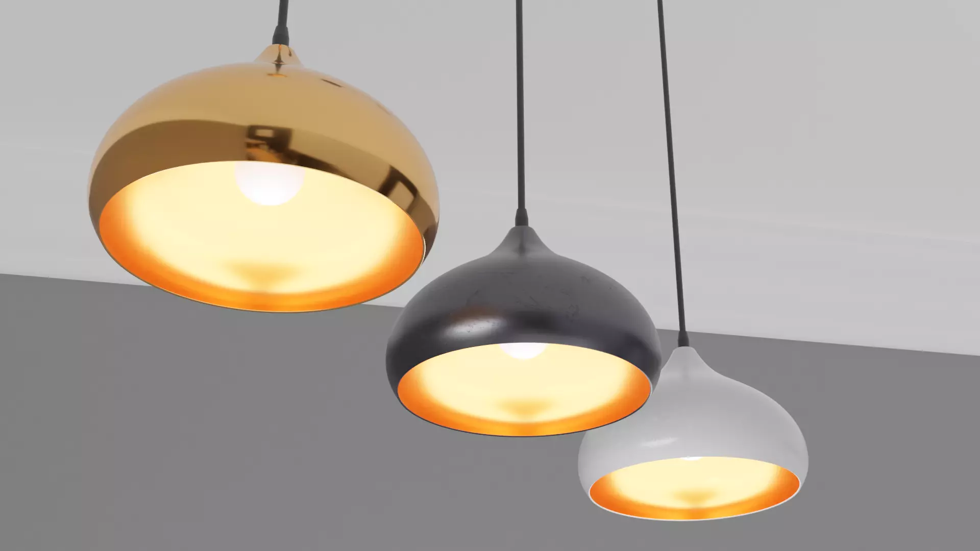 Pendant Light P702 3D model_0