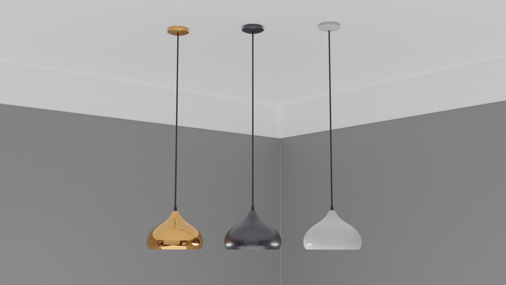 Pendant Light P702 3D model_3
