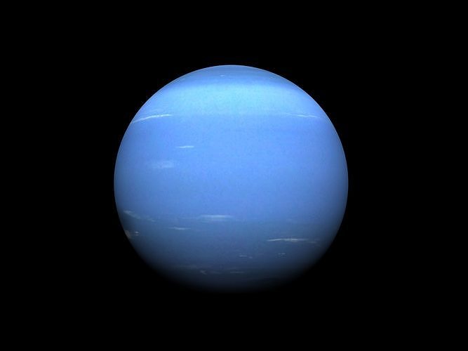 Neptune as seen 3D model