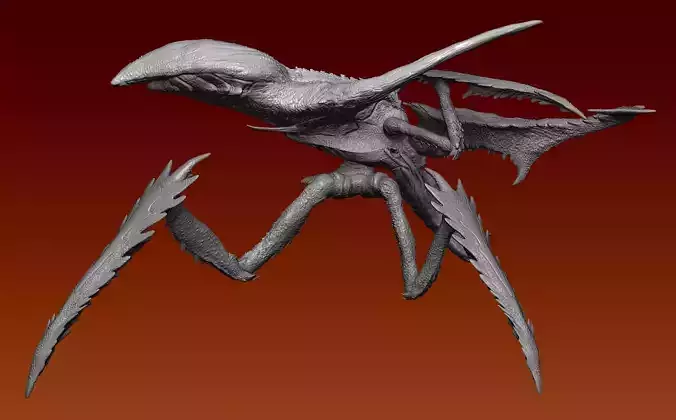 Starship troopers Queens guard bug 3D model