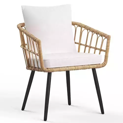 Aliyah Wicker Rattan armchair