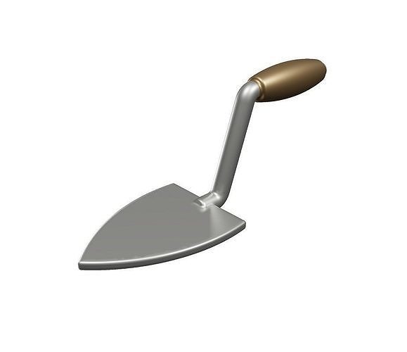 Construction Trowel Low-poly 3D model