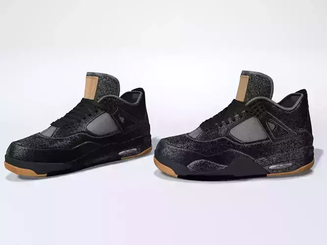 Shoes Sneakers 3D 2 Low-poly 3D model