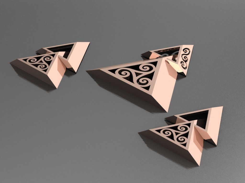 pyramid set 02 3D print model_2