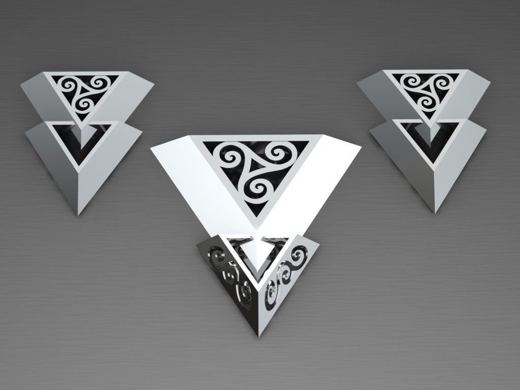 pyramid set 02 3D print model_8