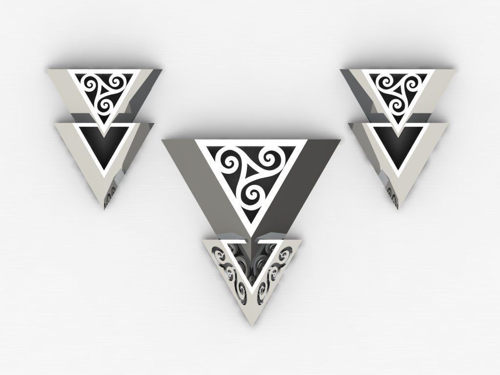 pyramid set 02 3D print model_32