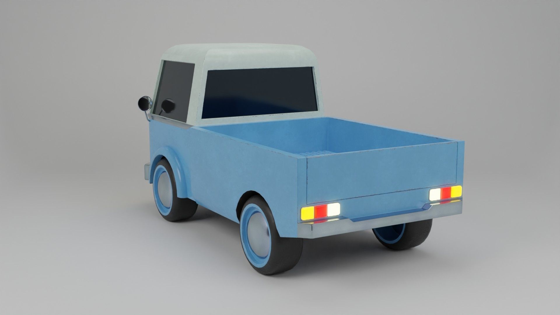 Pick Up 3D Illustration Low-poly 3D model_5