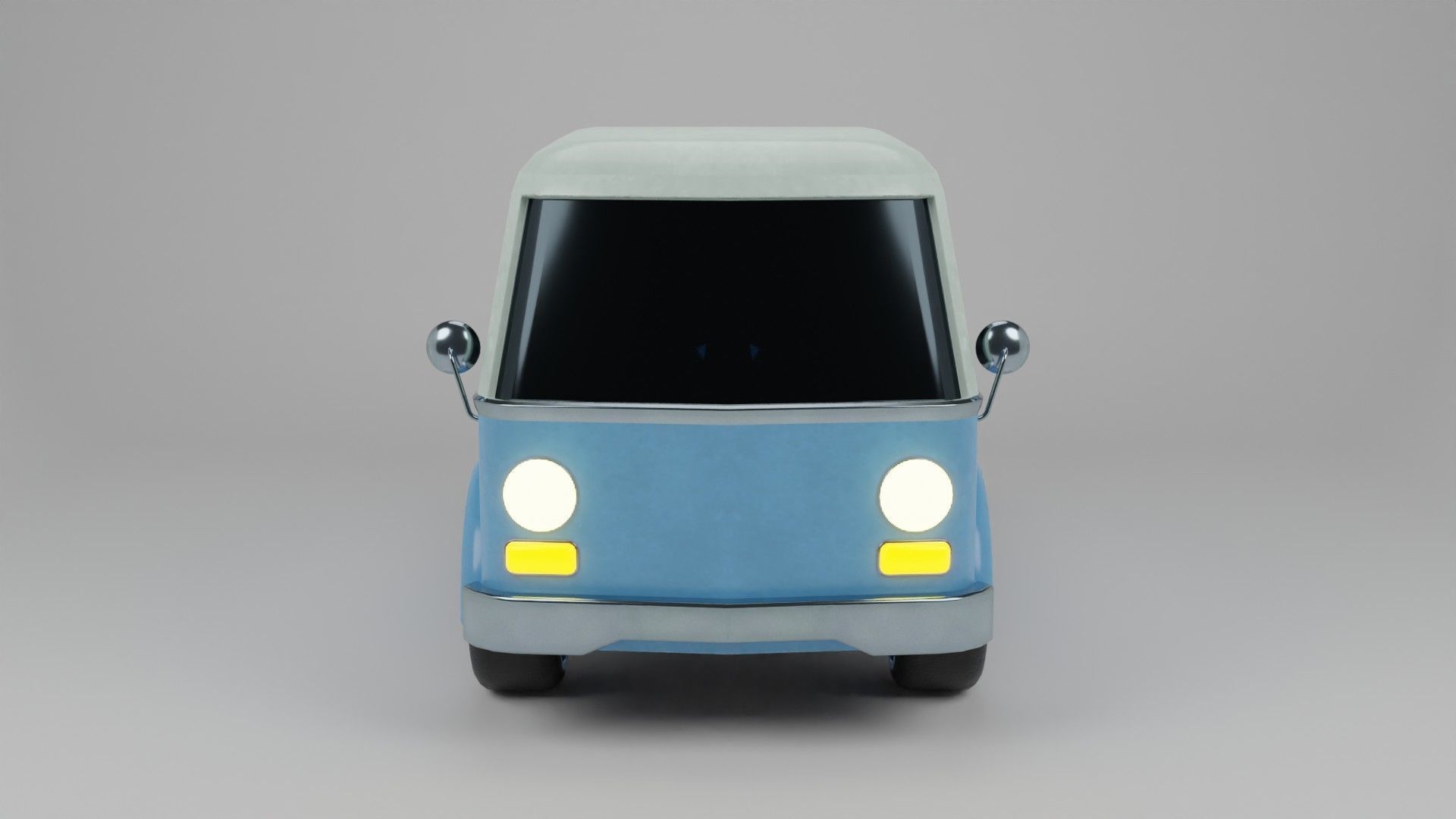 Pick Up 3D Illustration Low-poly 3D model_1