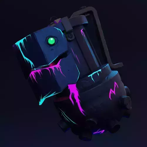 Magic Bomb in Blender Free low-poly 3D model