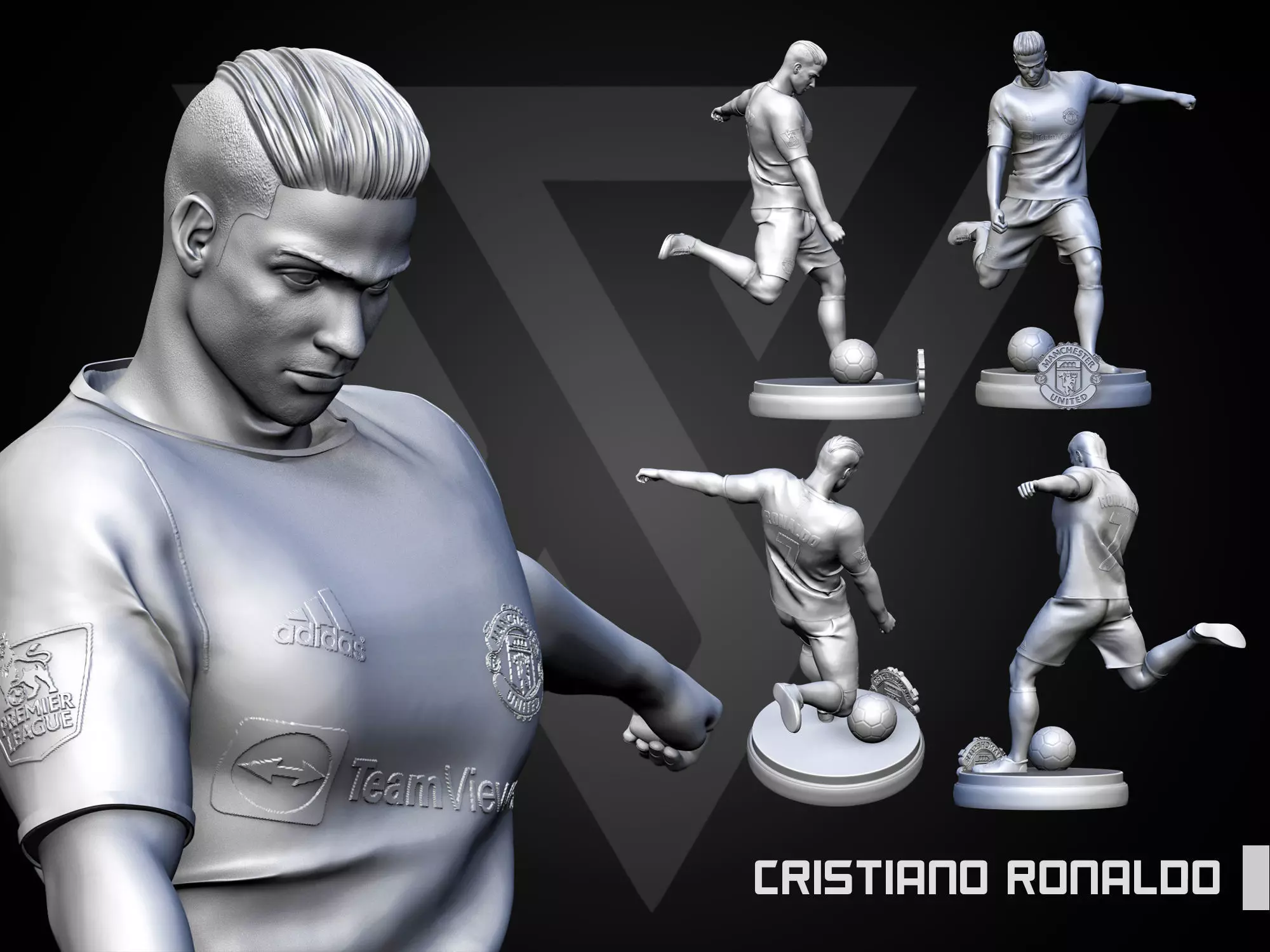 Ronaldo 3D Printable 3S 3D print model_0