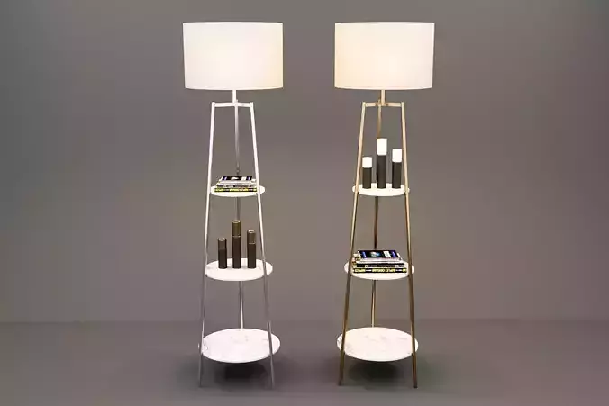 Snowhill 59 Column Floor Lamp