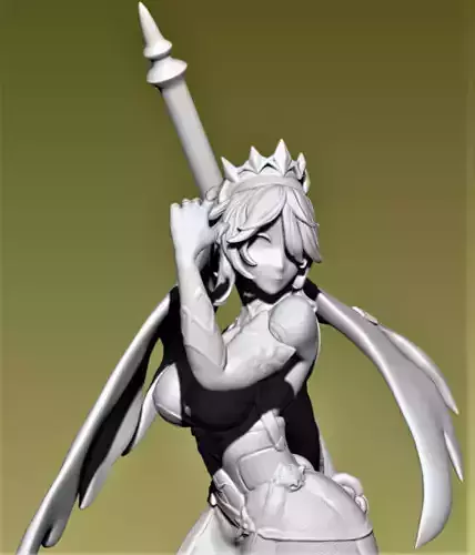 Rosaria Genshin 3D print model