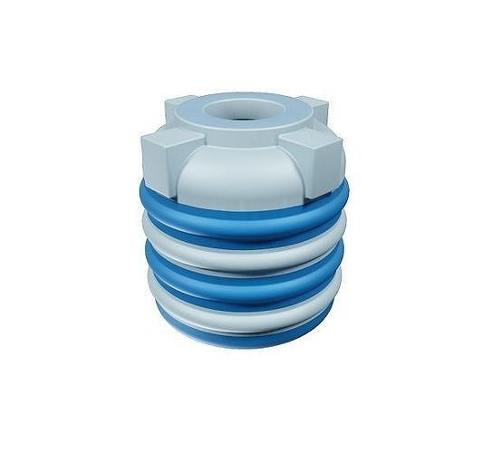 Cartoon Water Storage Tank Low-poly 3D model