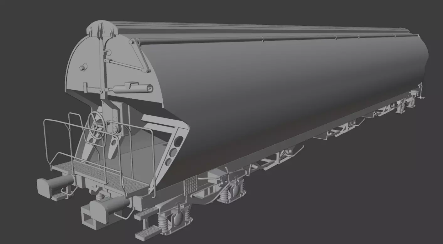 H0 1-87 scale Tagnpps 130 grain wagon 3D print model