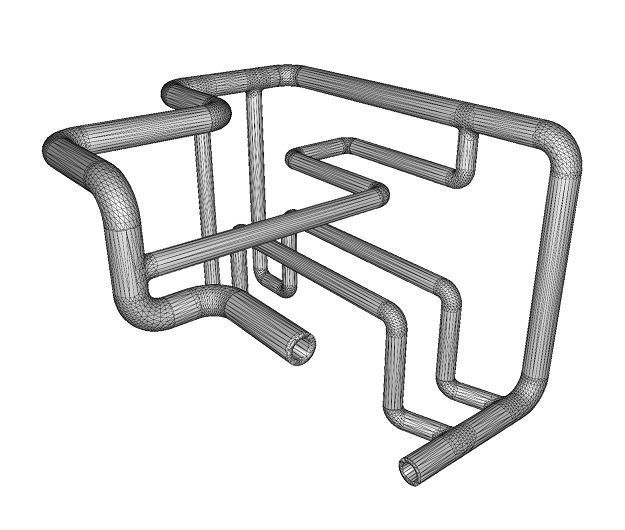 Kids Cartoon Pipe Low-poly 3D model_3