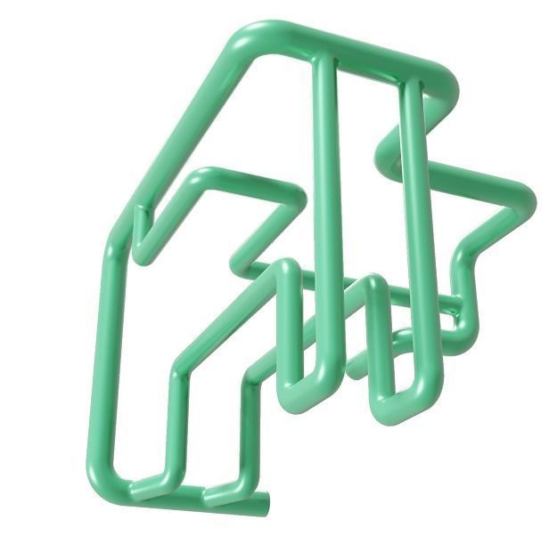 Kids Cartoon Pipe Low-poly 3D model_2