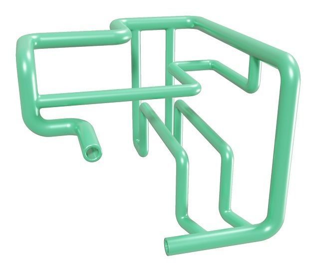 Kids Cartoon Pipe Low-poly 3D model_1