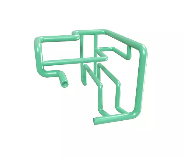 Kids Cartoon Pipe Low-poly 3D model_0