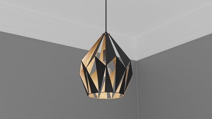 Pendant Ceiling Light P703 Low-poly 3D model