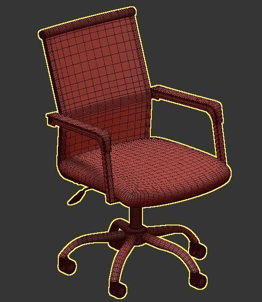 Office Chair 3D model_3