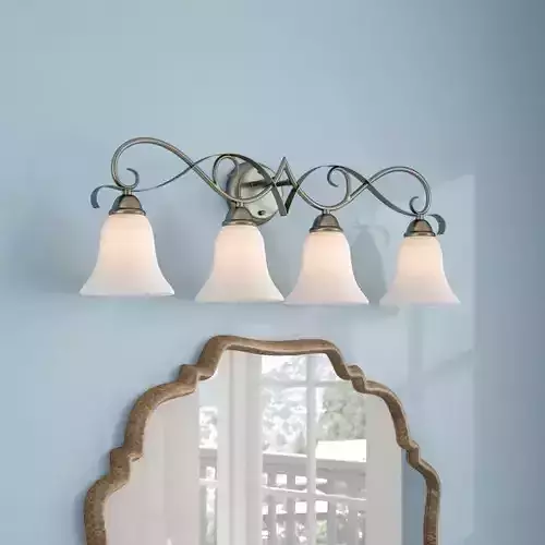 Malinda Light Silver Bath Bar