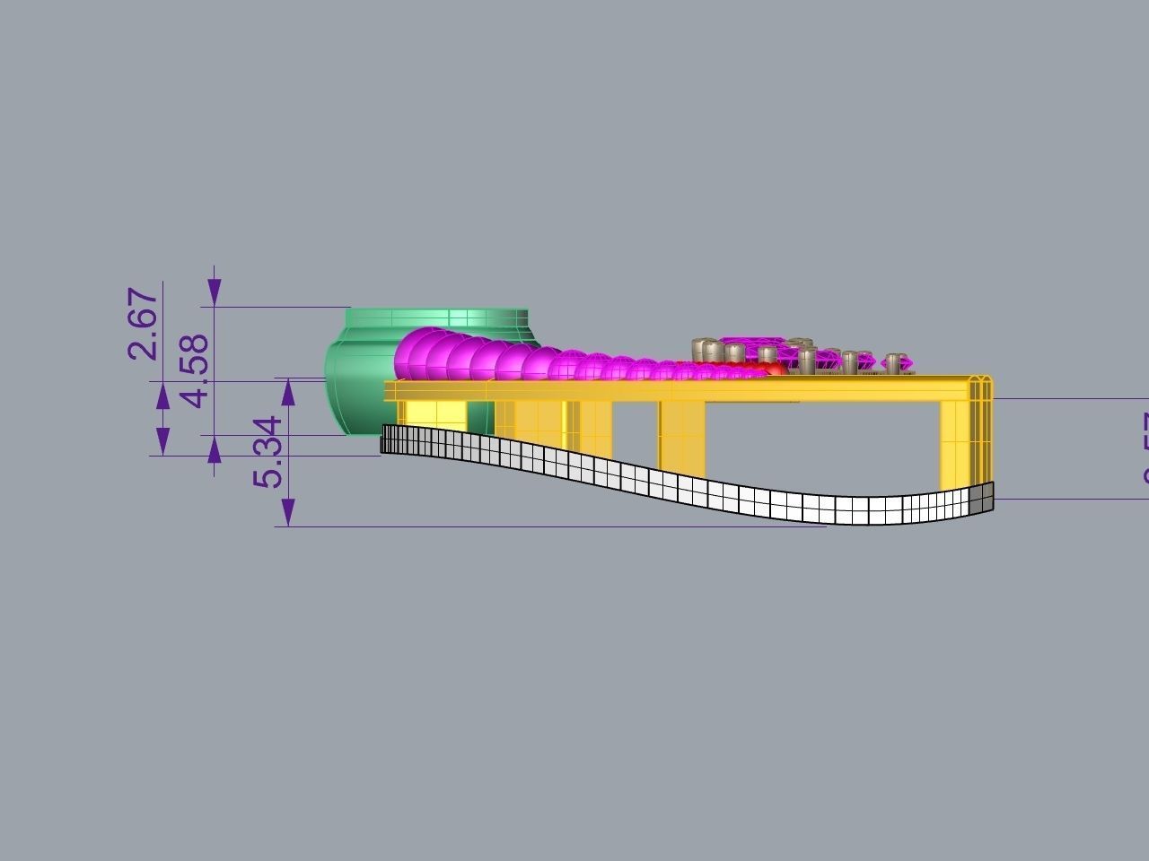 Heart diamond pendant with chain stls verified 3D print model_13