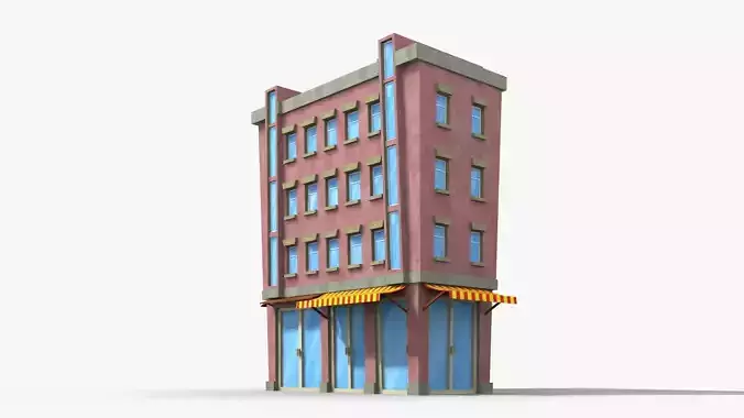 Cartoon Building x32