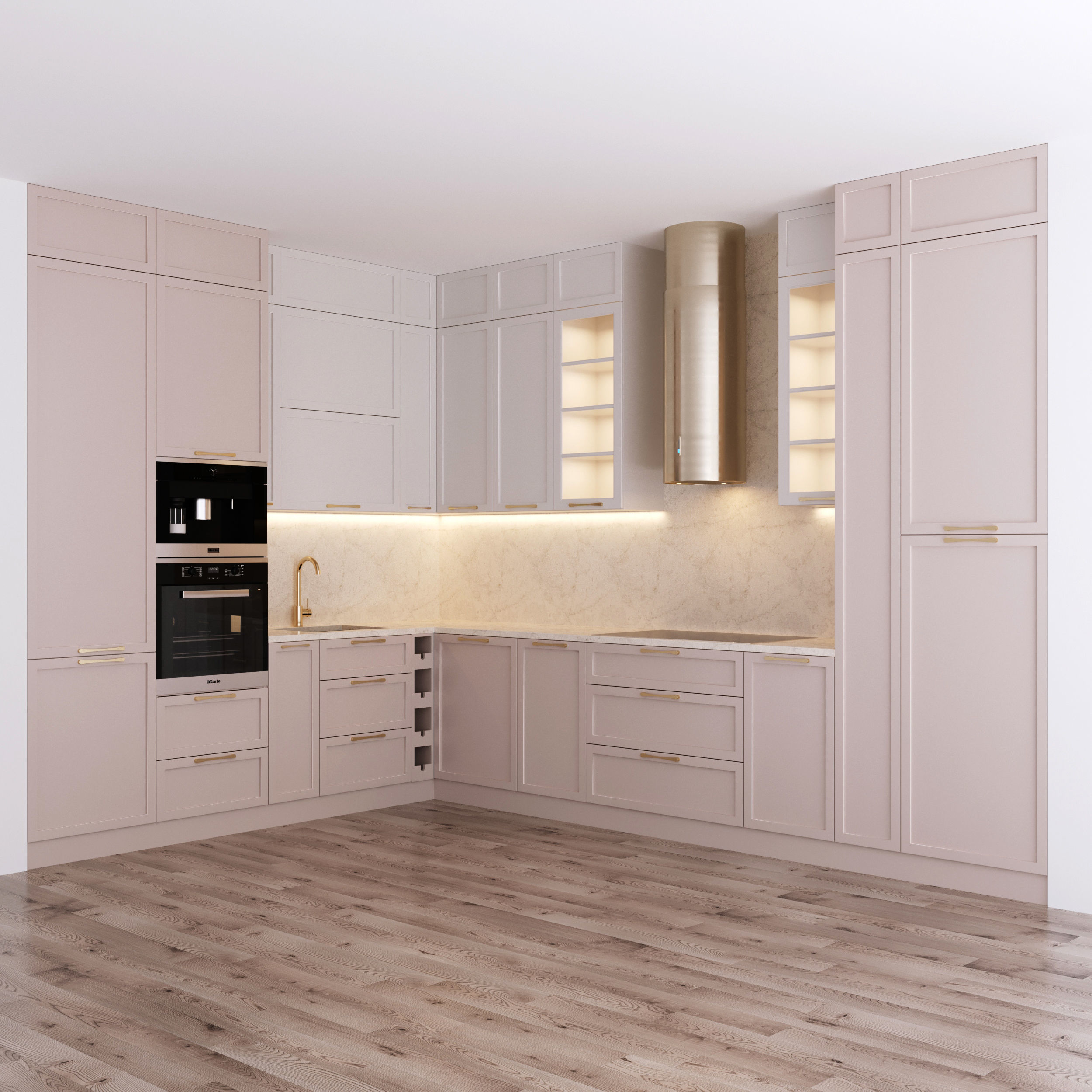 kitchen modern 3 3D model_1