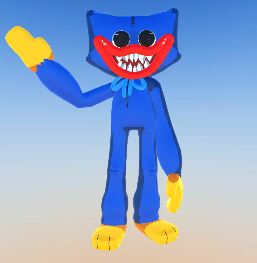 Huggy Wuggy - Poppy Playtime Game Ready Free low-poly 3D model_0