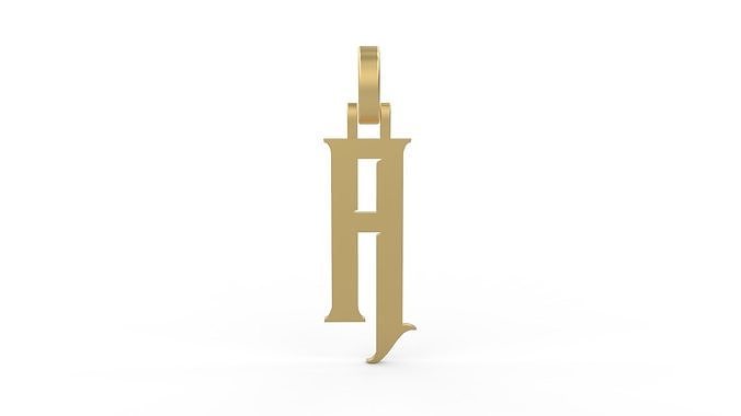 Initial Letters Pendant Rademos A 3D print model