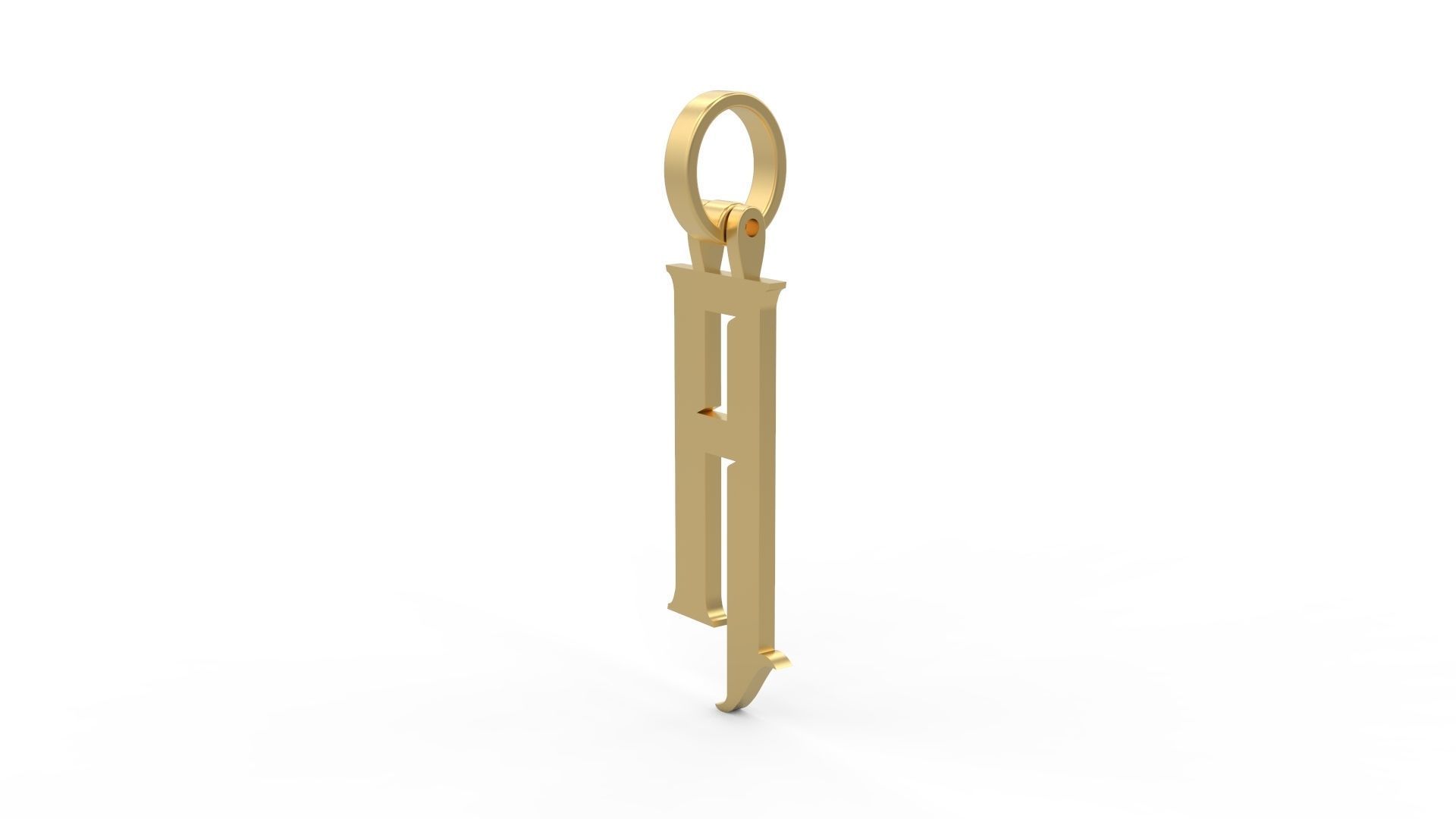 Initial Letters Pendant Rademos A 3D print model_1