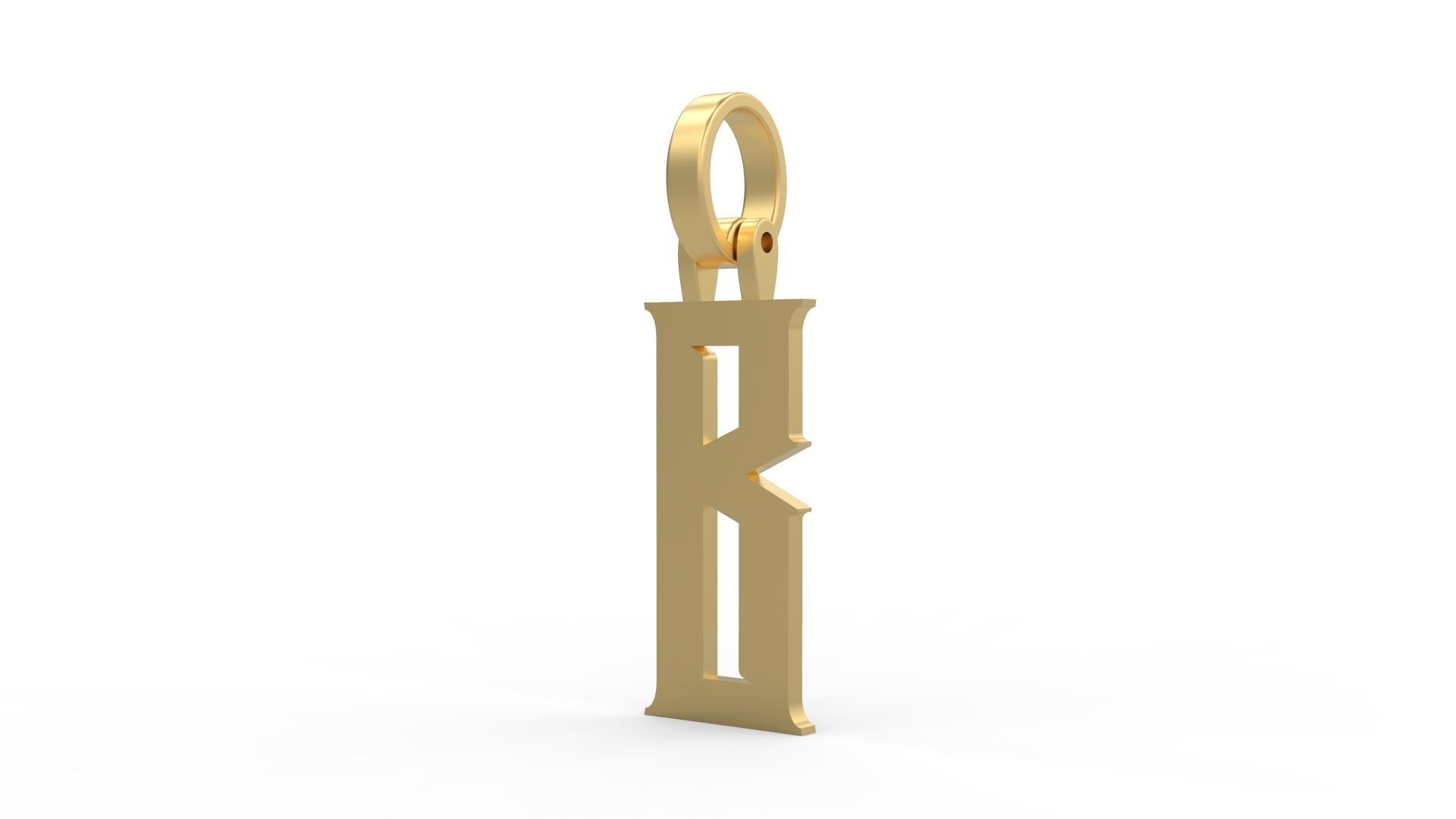 Initial Letters Pendant Rademos B 3D print model_1