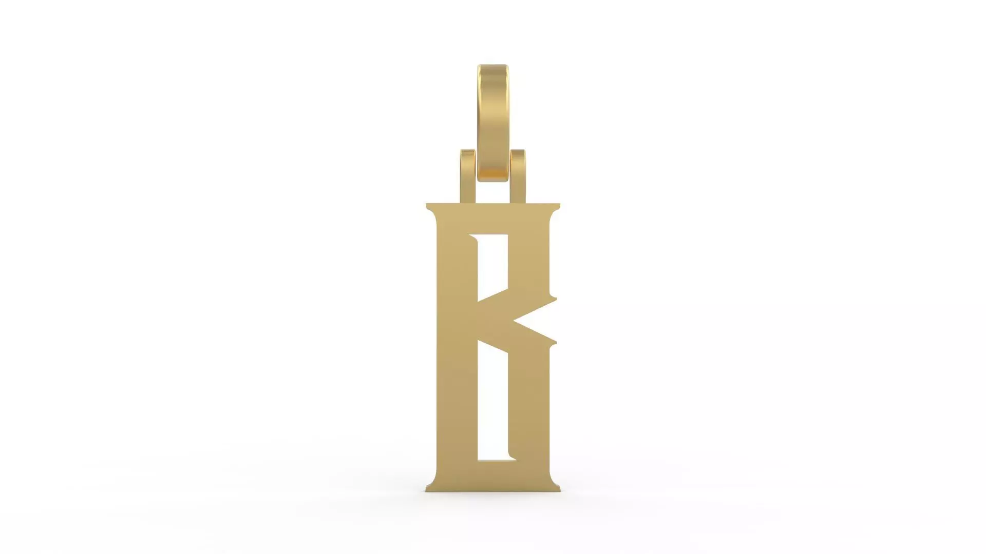 Initial Letters Pendant Rademos B 3D print model_0