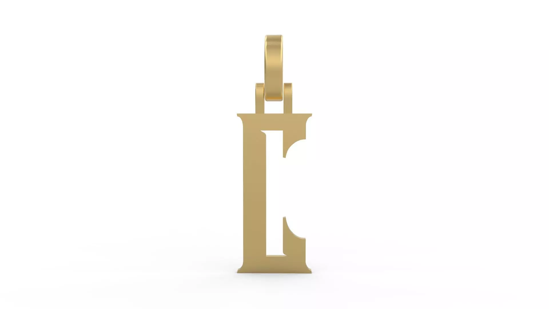 Initial Letters Pendant Rademos C 3D print model_0