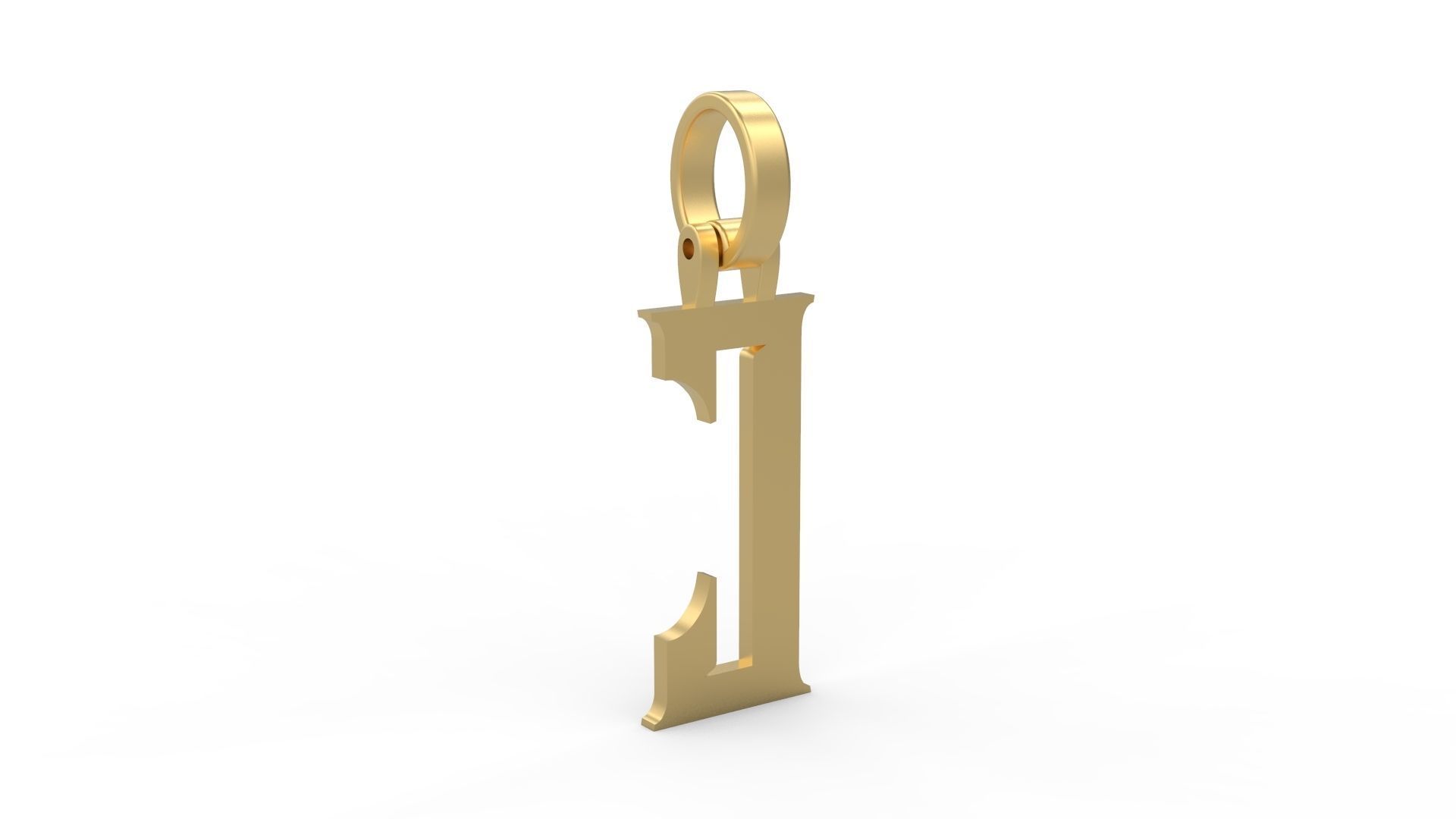 Initial Letters Pendant Rademos C 3D print model_3