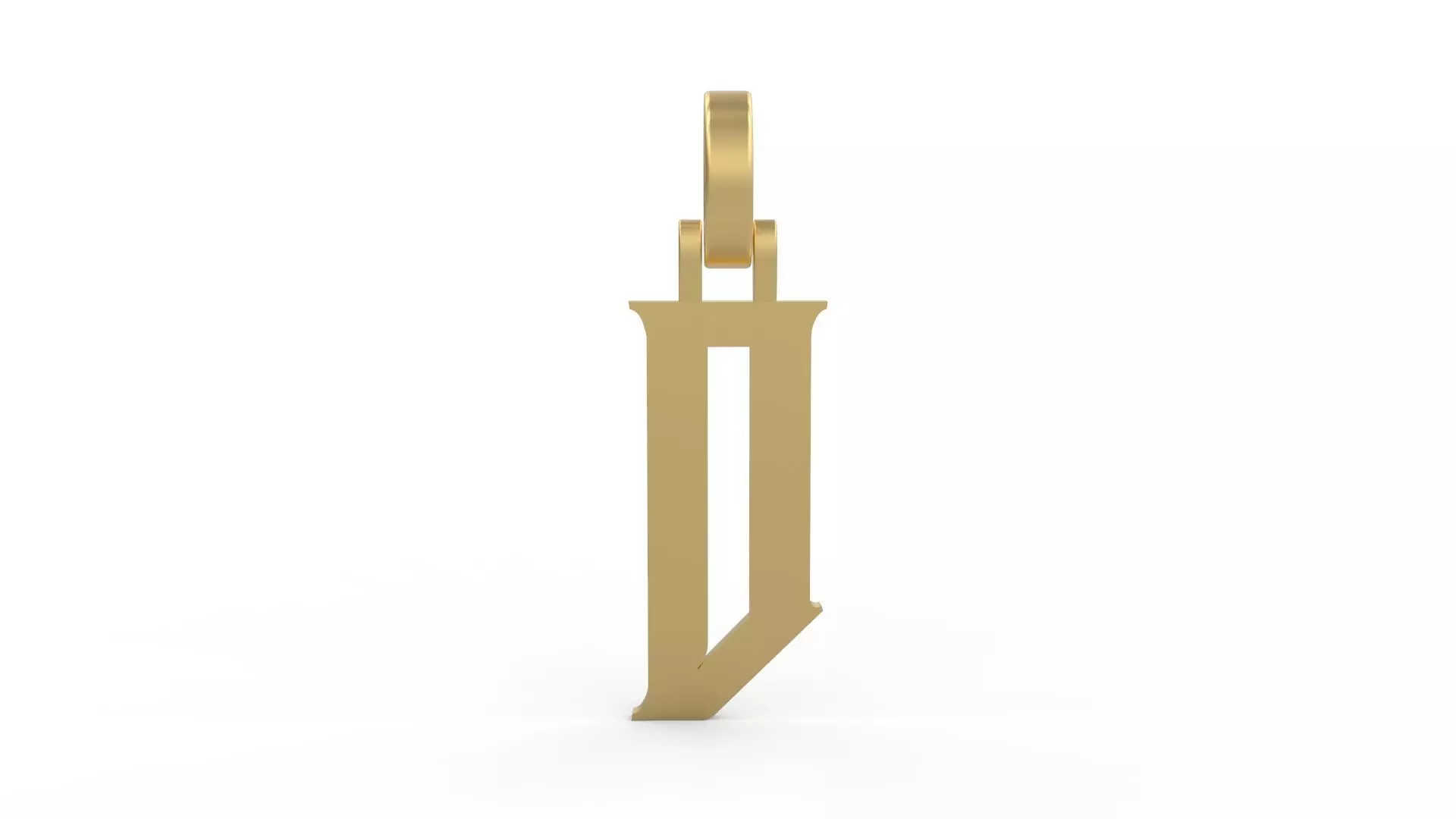 Initial Letters Pendant Rademos D 3D print model_0