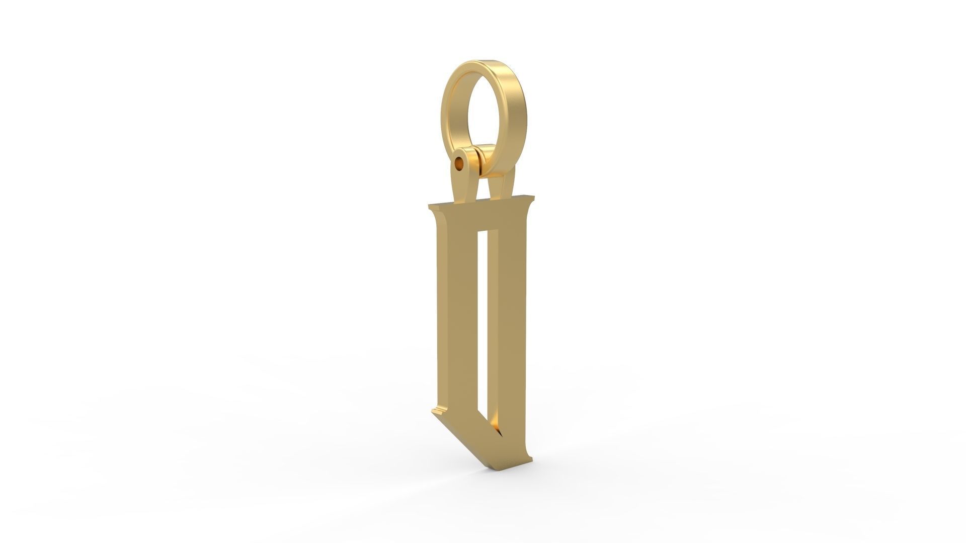 Initial Letters Pendant Rademos D 3D print model_3