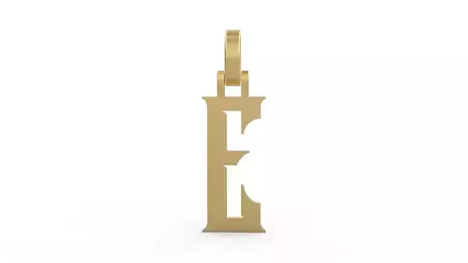 Initial Letters Pendant Rademos E